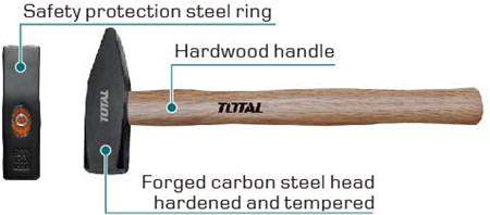 TOTAL Martillo De Mecánico THTW711000