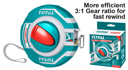 TOTAL Cinta Métrica De Acero TMT11206