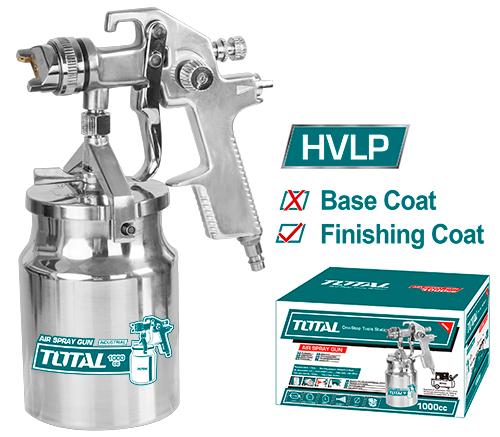 TOTAL Pistolet à Peinture HVLP TAT11004